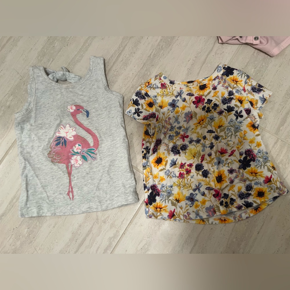 2- 24 month tops old navy and carters